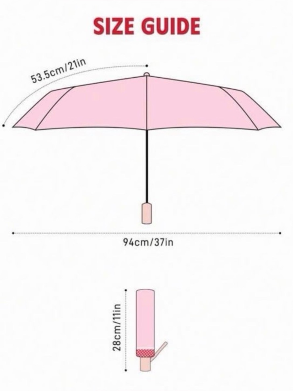 Strawberry Shortcake Umbrella with Carrying Sleeve, NEW - Picture 6 of 7
